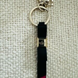 Kate Spade Faceted Bow Key Fob ~ Vintage